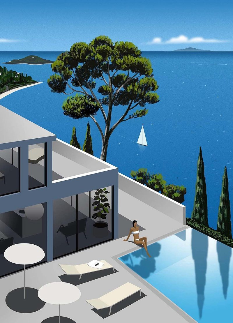 A villa on Cap d’Antibes